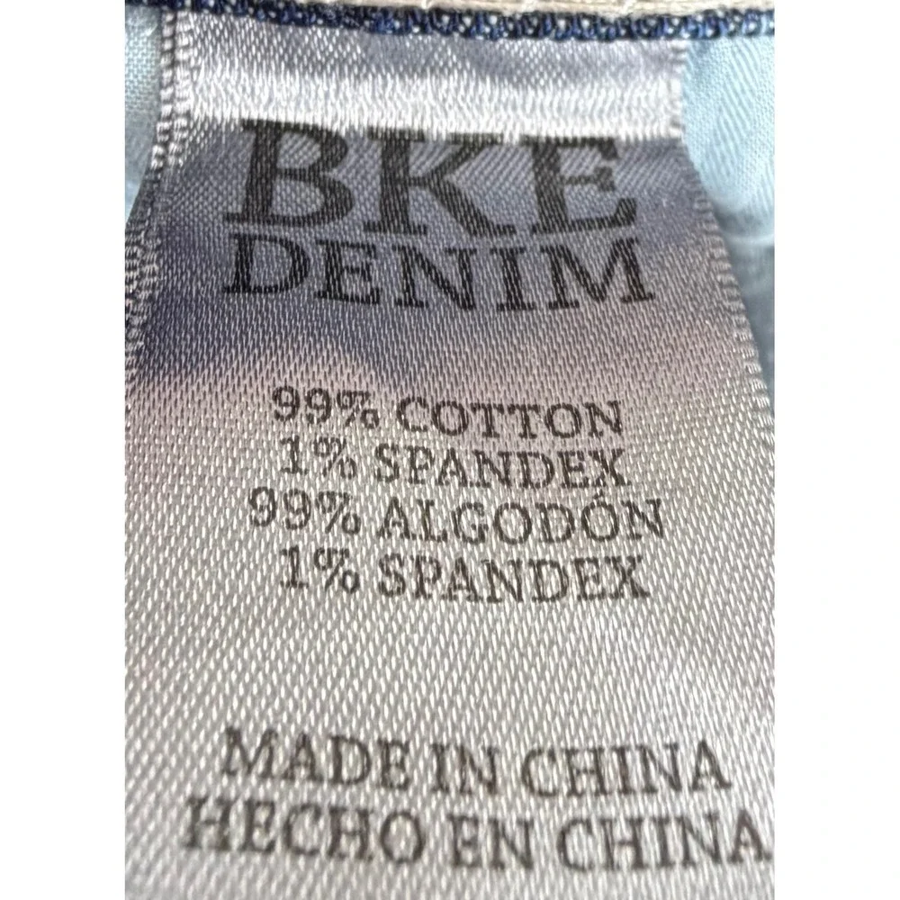 BKE Tyler Straight Leg Relaxed Fit Jeans Blue Mens Size 33L Y2K Western Skater